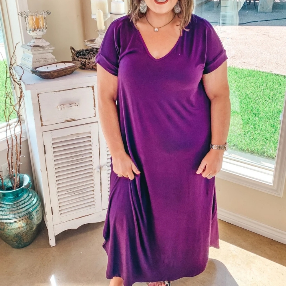Purple Maxi dress